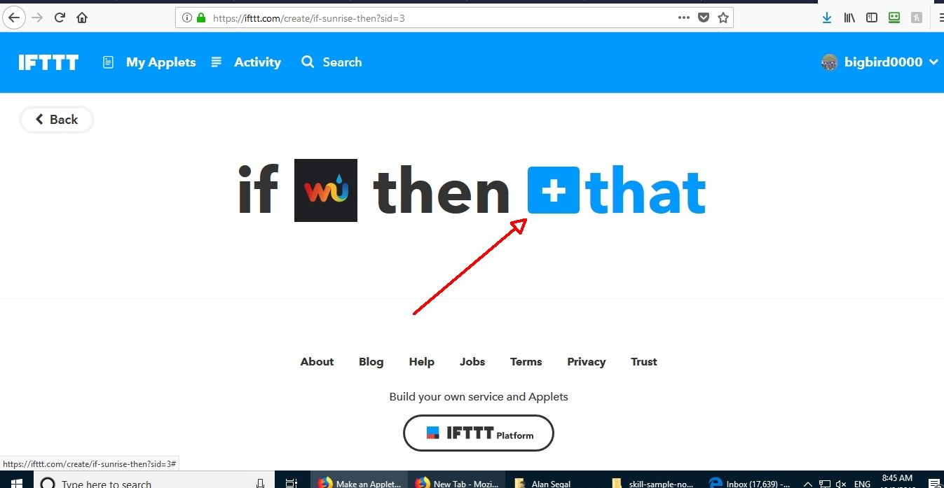 Click the PLUS sign before the word "that"